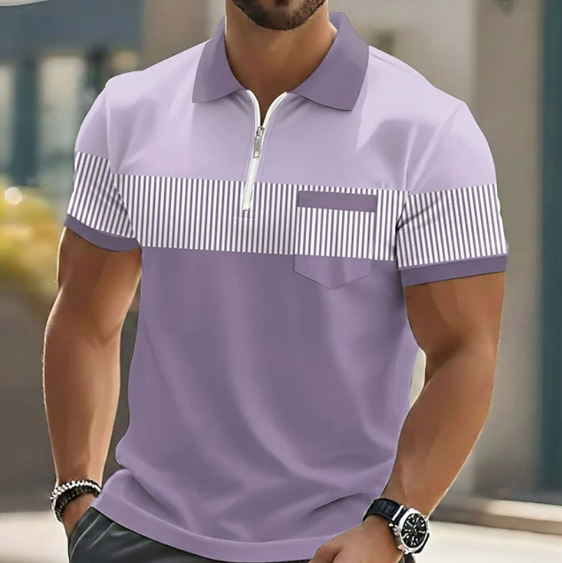 Bexford - Polo zippé, toucher doux