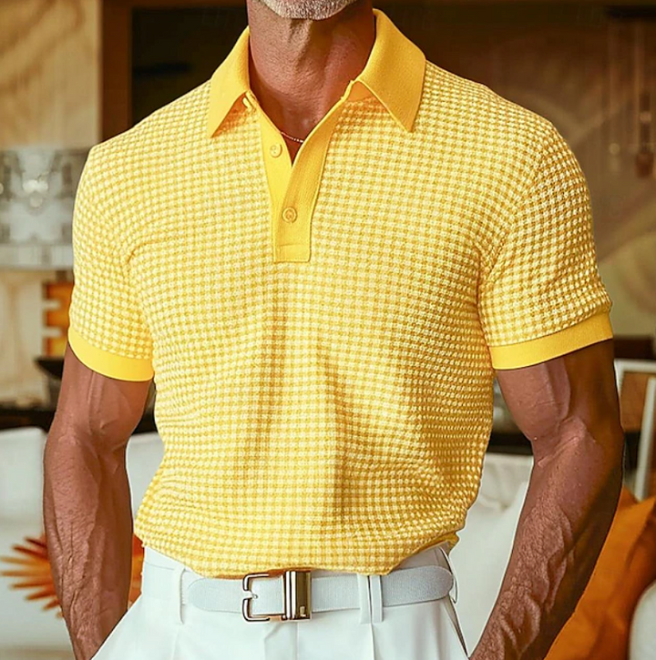 Chatwin - Polo à carreaux premium