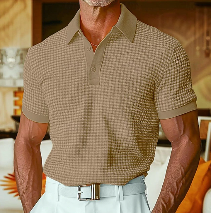 Chatwin - Polo à carreaux premium