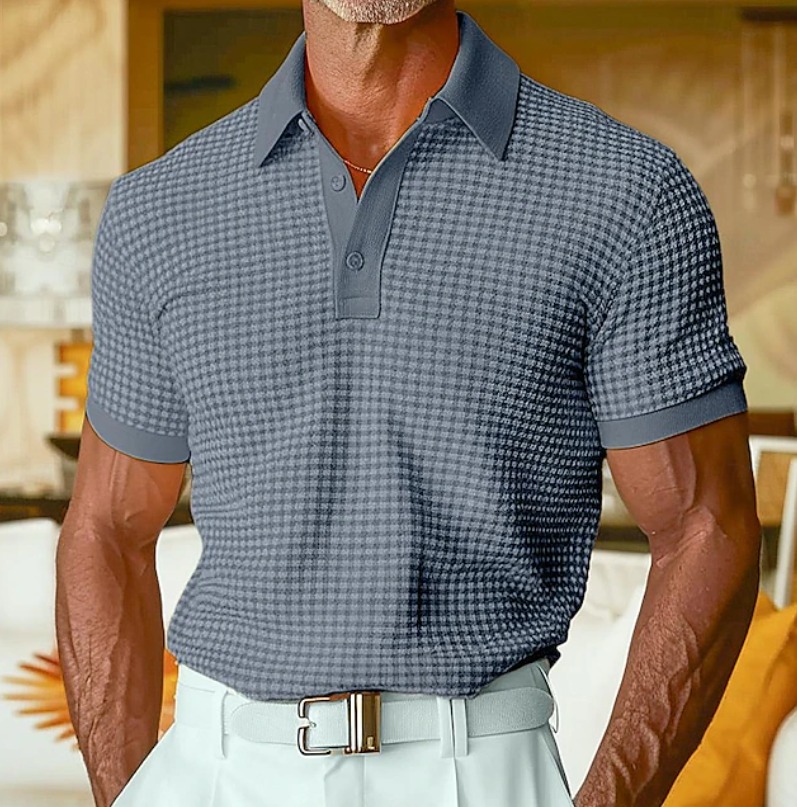 Chatwin - Polo à carreaux premium