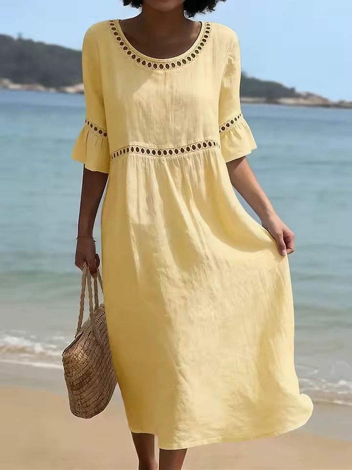 Devina - Robe longue aérienne