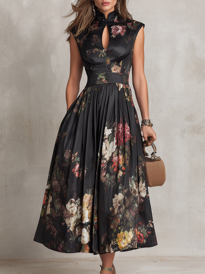 Astoria - Robe midi brillante