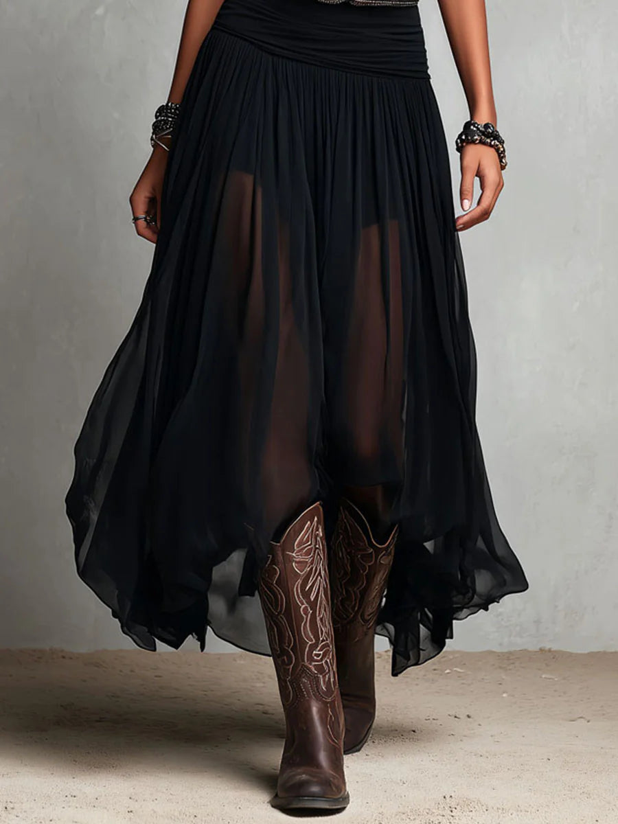 Cressina - Robe longue vaporeuse