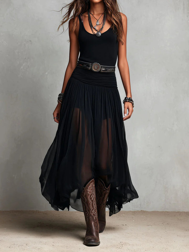 Cressina - Robe longue vaporeuse