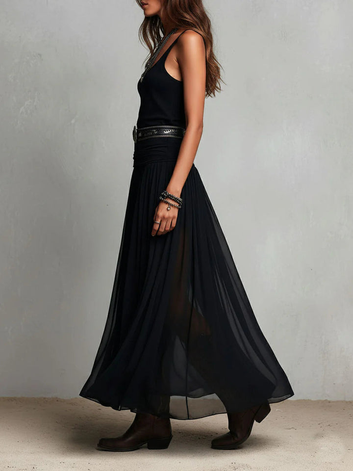 Cressina - Robe longue vaporeuse