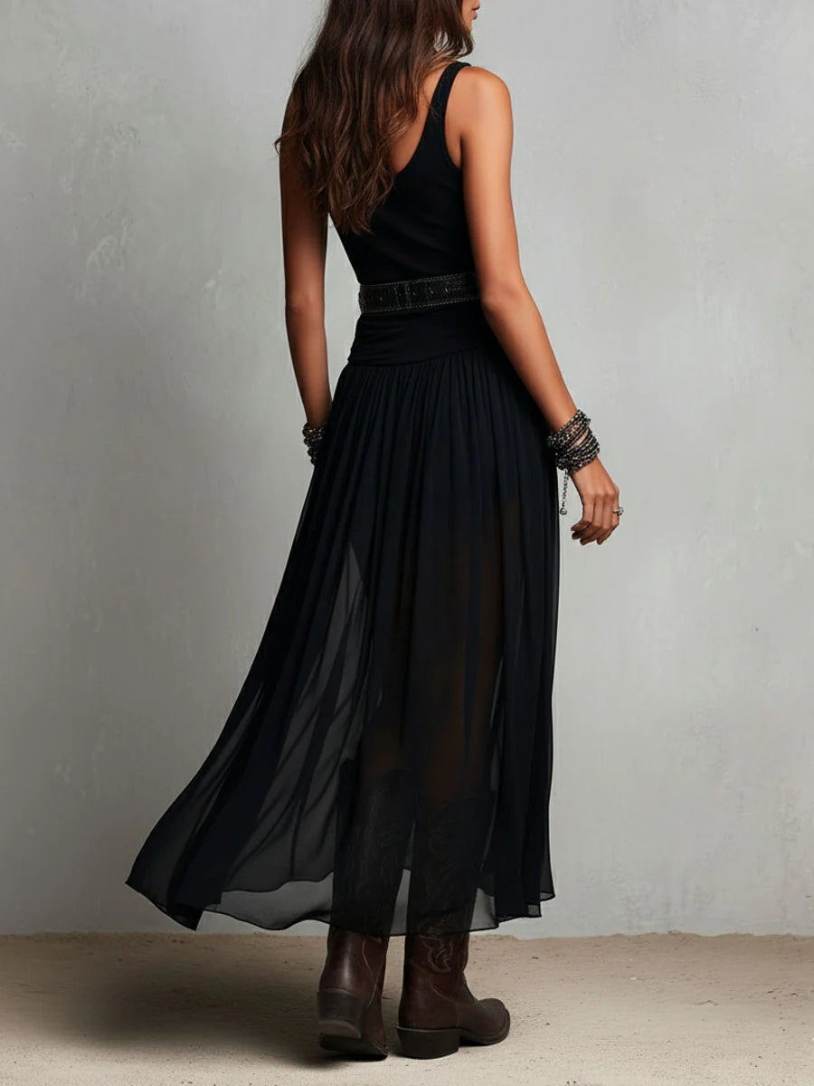 Cressina - Robe longue vaporeuse