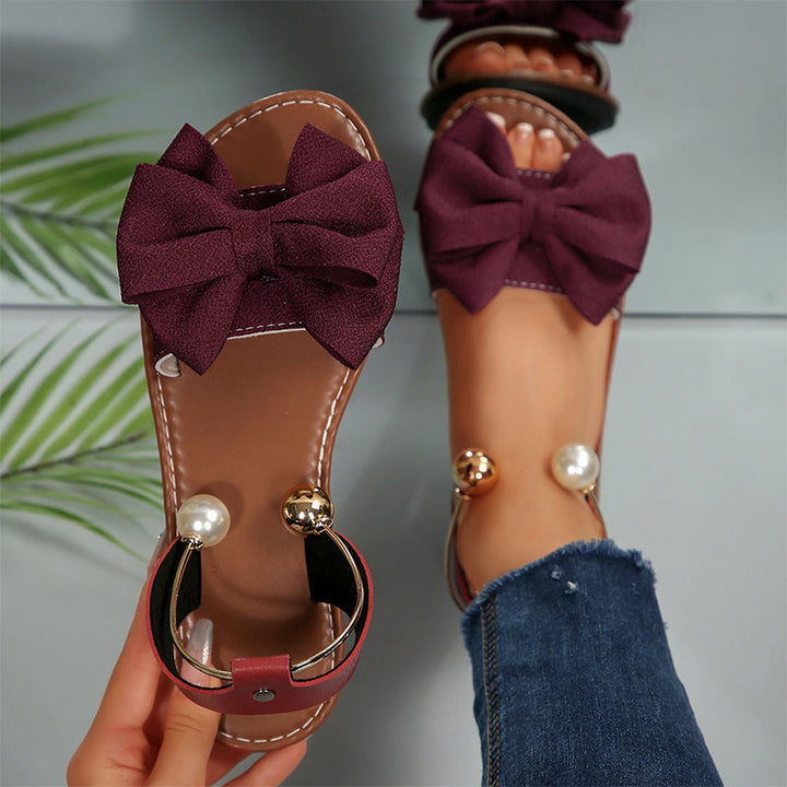 Elinette - Sandales de luxe à enfiler