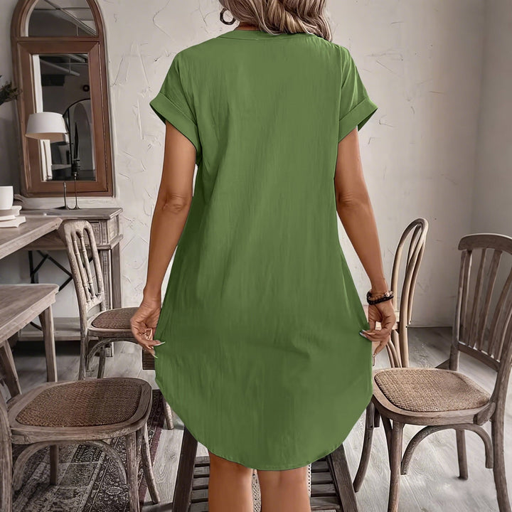 Ainslea - Robe-chemise mini texturée