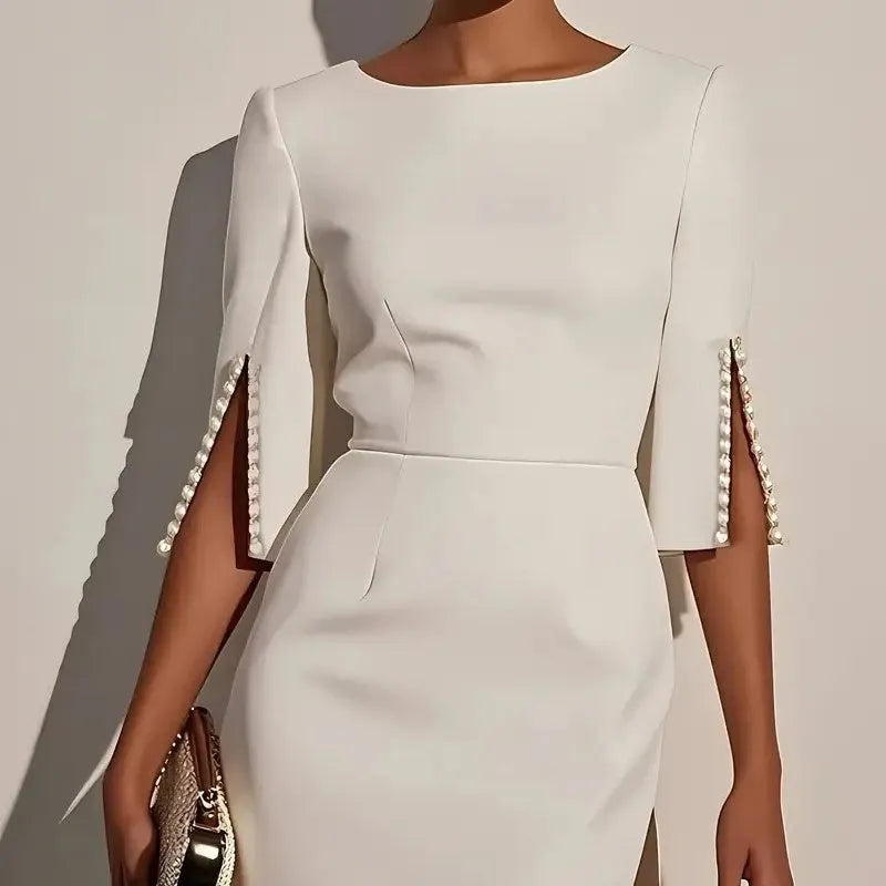 Anneliese - Robe fourreau extensible et douce