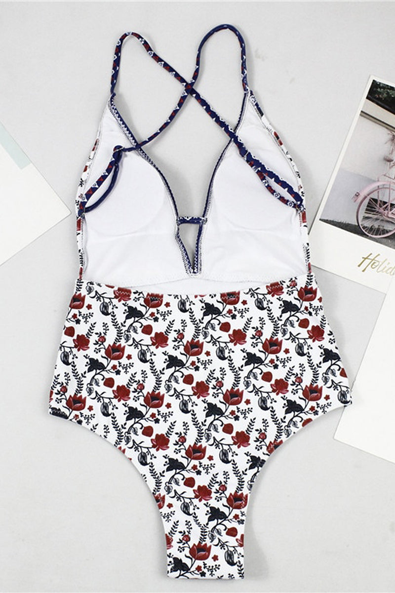 Sereina - Maillot de bain une pièce sculptant à décolleté en V