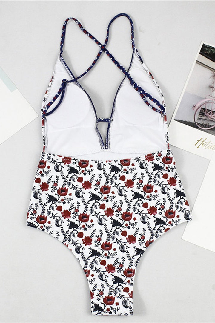 Sereina - Maillot de bain une pièce sculptant à décolleté en V