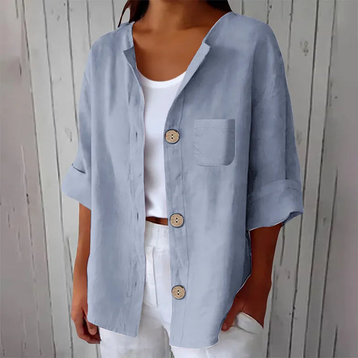 Azelia - Chemise d'été à coupe ample au toucher doux