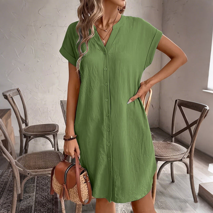 Ainslea - Robe-chemise mini texturée