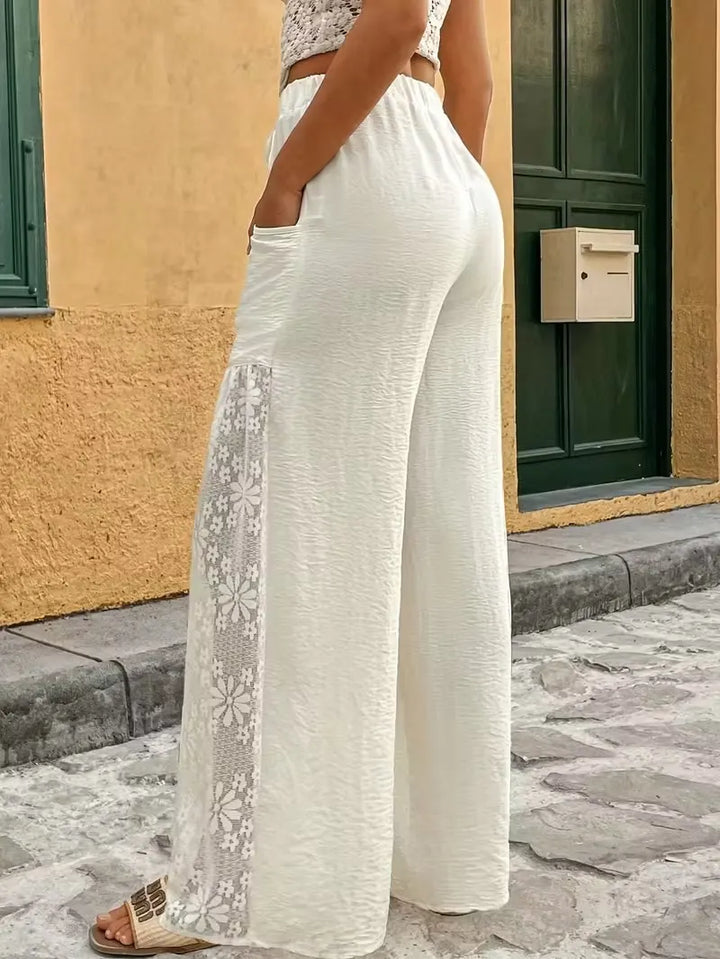 Carlotta - pantalon léger en dentelle