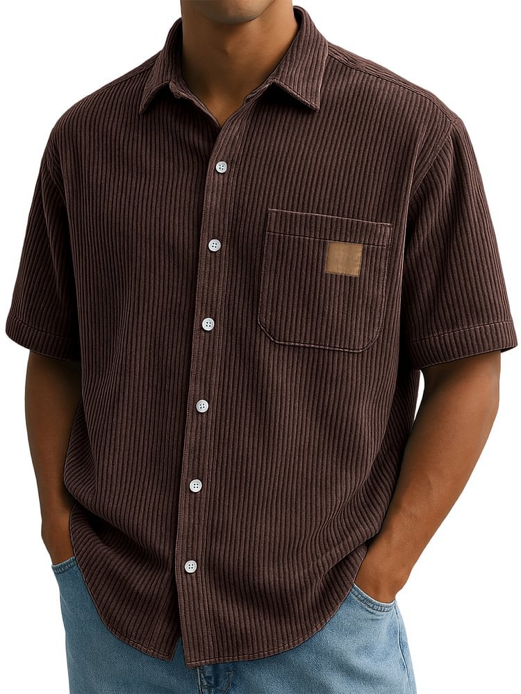 Anwick - Chemise côtelée douce