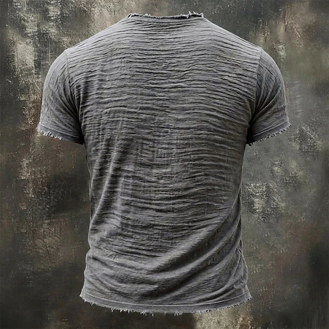 Jarrett - T-shirt à col V texturé