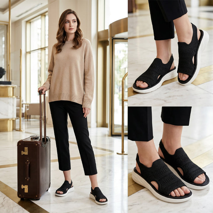 Aerin - Sandales à plateforme matelassées