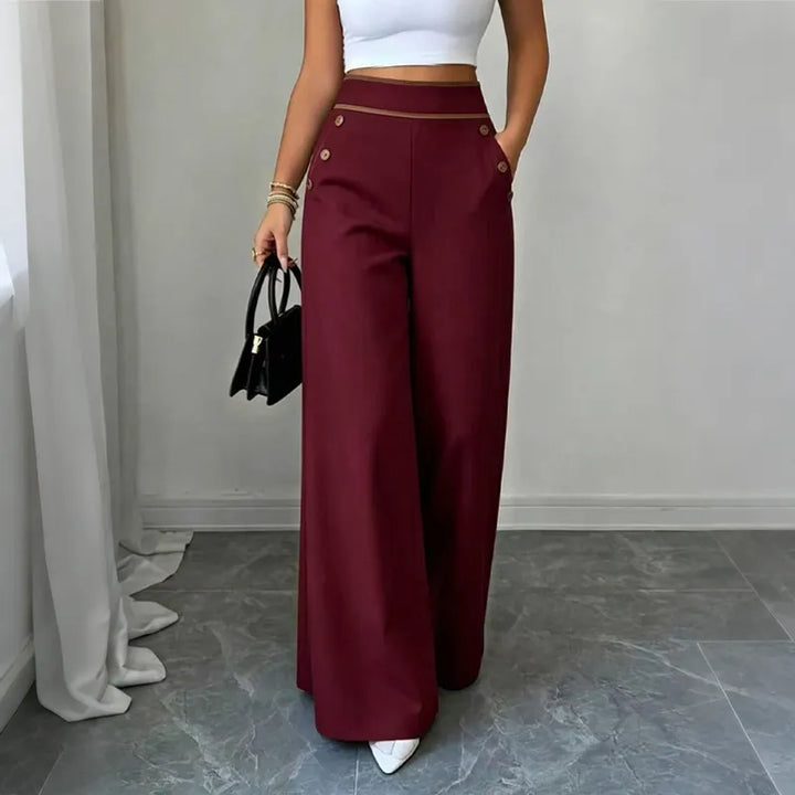 Oriessa - Pantalon marin taille haute