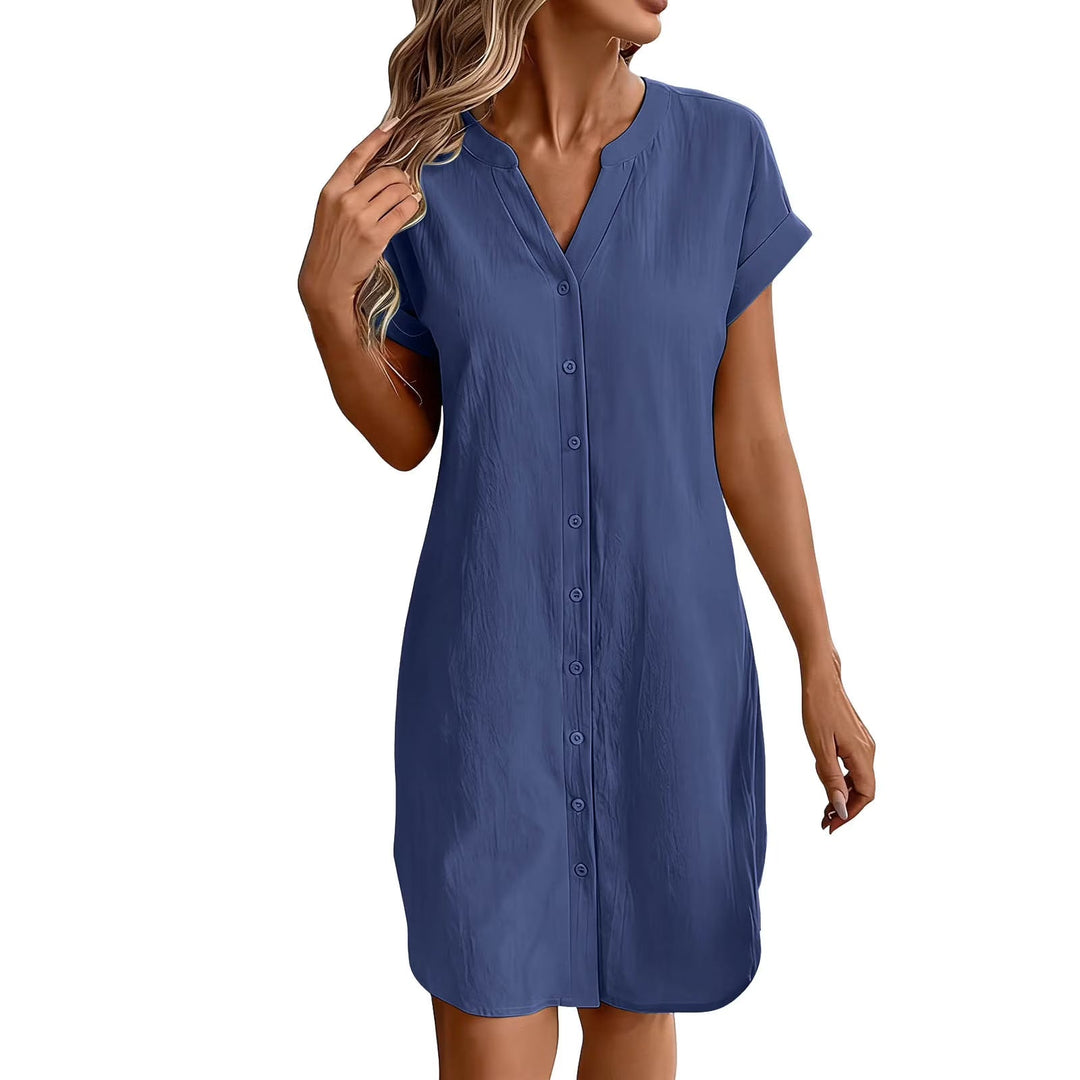 Ainslea - Robe-chemise mini texturée