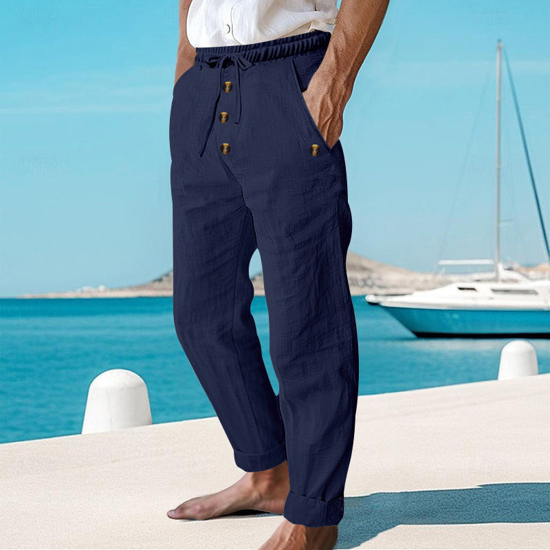 Seymour - Pantalon estival à cordon de serrage