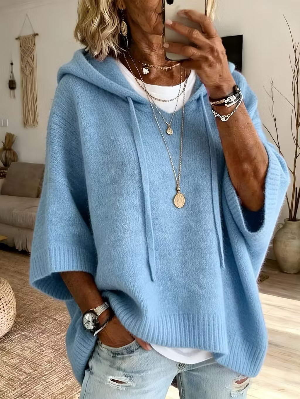 Zoralisse - Sweat à capuche oversize et confortable