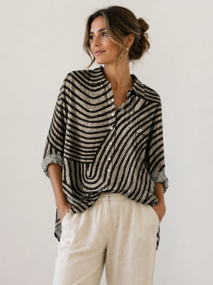 Primrose - Blouse artistique à manches longues
