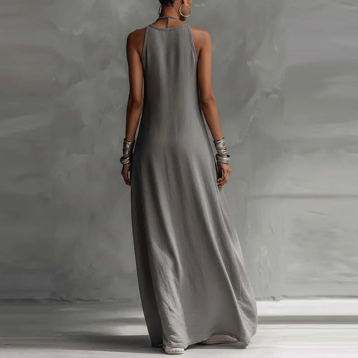 Zarella - Robe longue color block au toucher doux