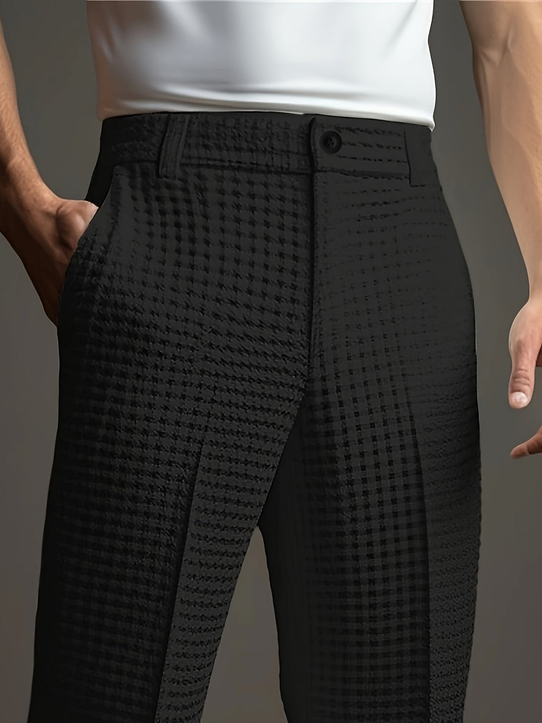 Dartmoor - Pantalon droit texturé