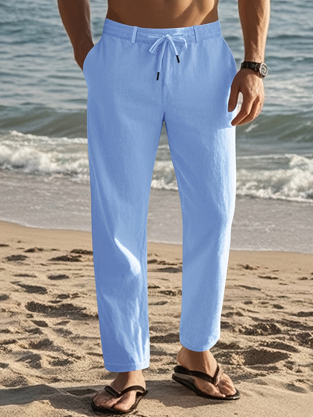 Wilfred - Pantalon en lin coupe décontractée