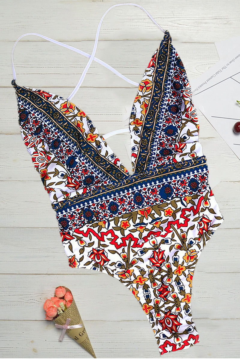 Sereina - Maillot de bain une pièce sculptant à décolleté en V