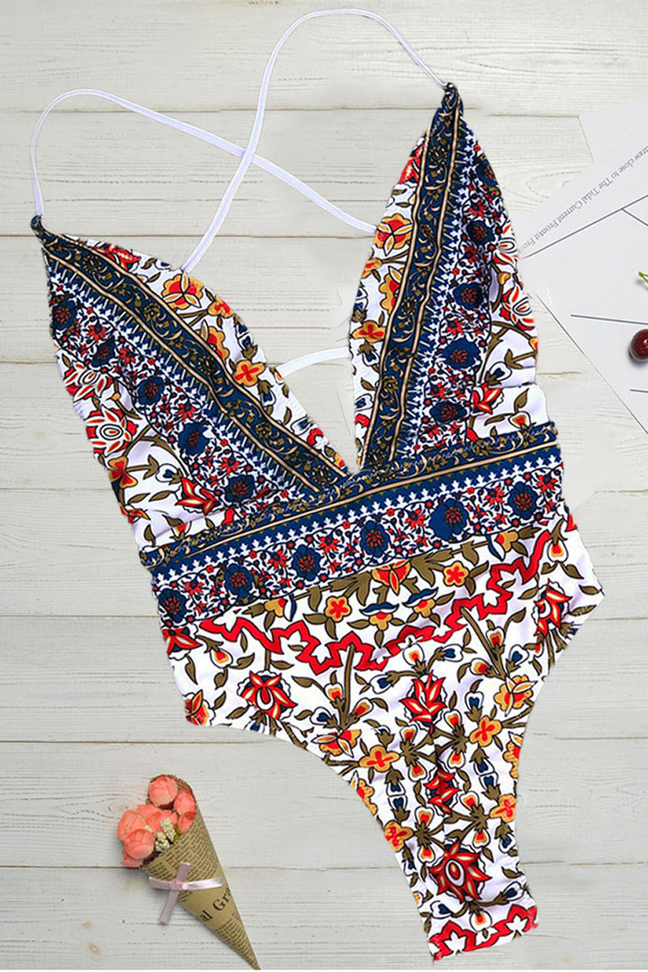 Sereina - Maillot de bain une pièce sculptant à décolleté en V