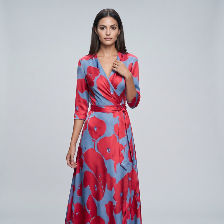 Floriana - Robe longue au toucher doux