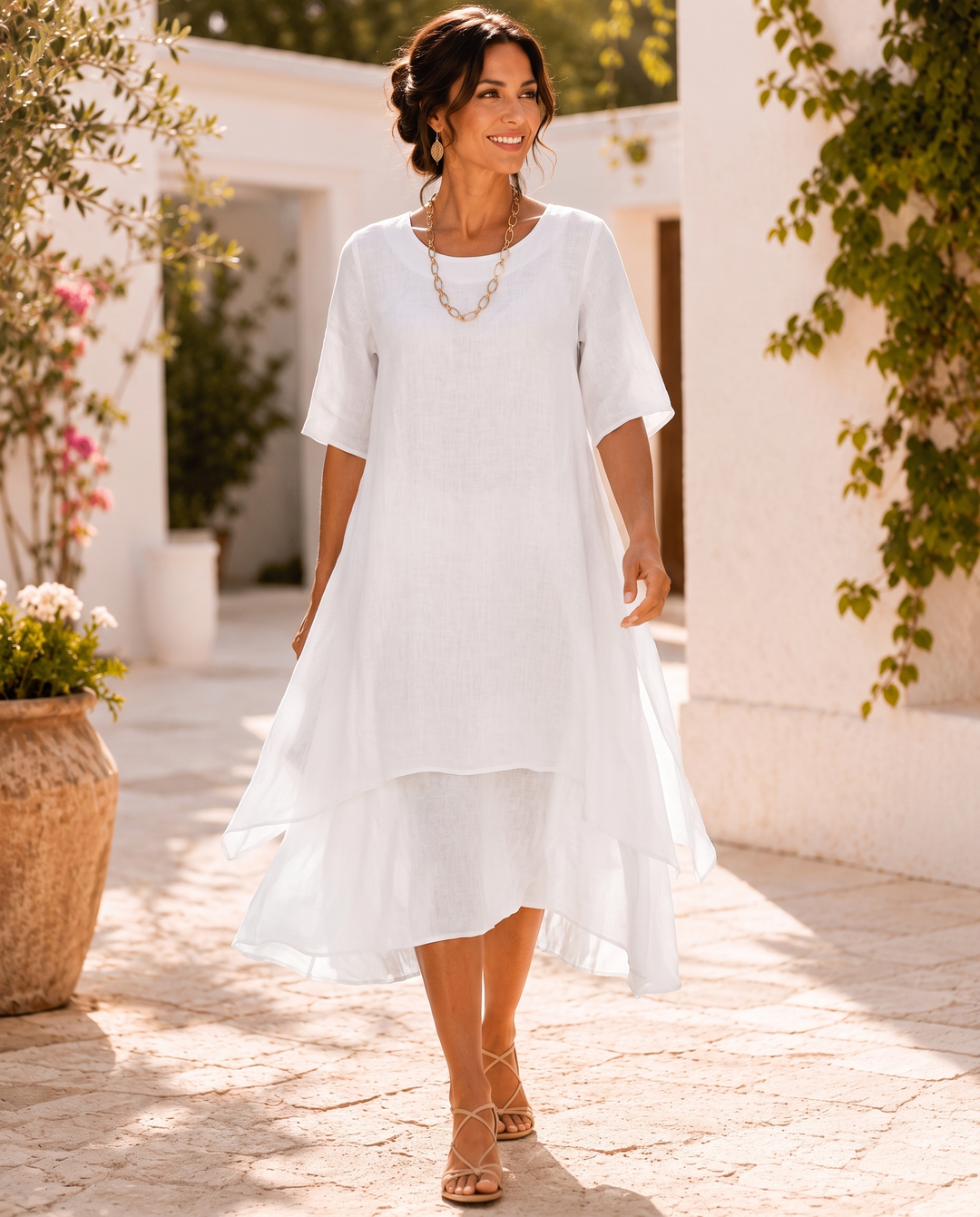 Celestine - Robe longue fluide