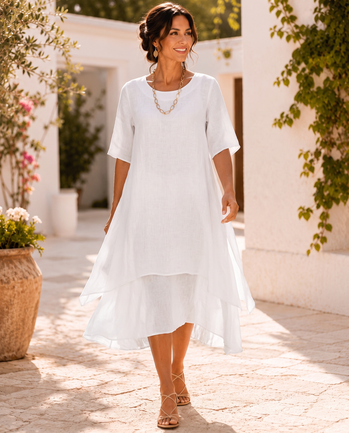 Celestine - Robe longue fluide