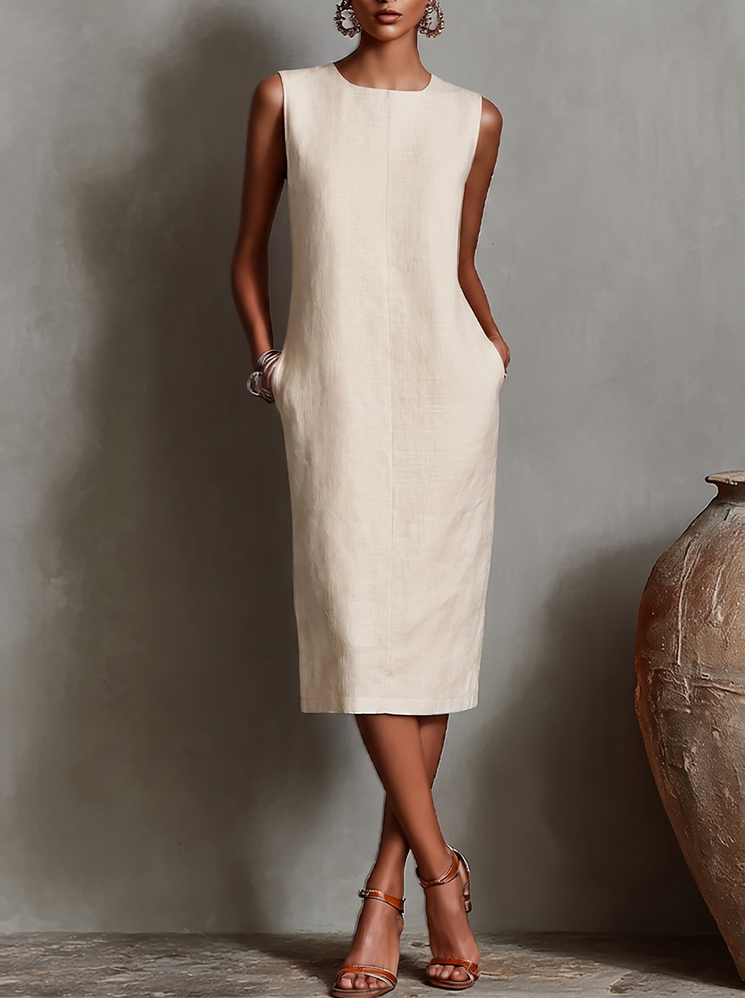 Arcelia - Robe midi légère
