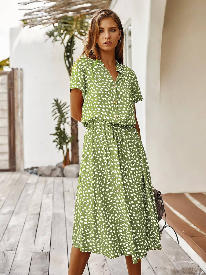 Novella - Robe midi décontractée à boutons sur le devant