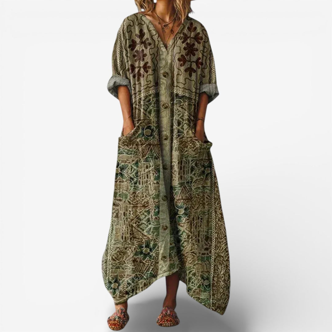 Noelisse - Robe longue artistique