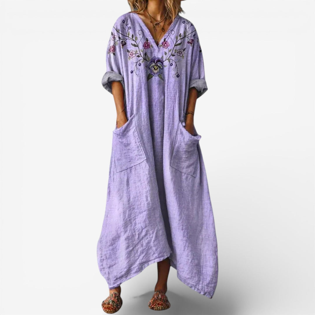 Noelisse - Robe longue artistique