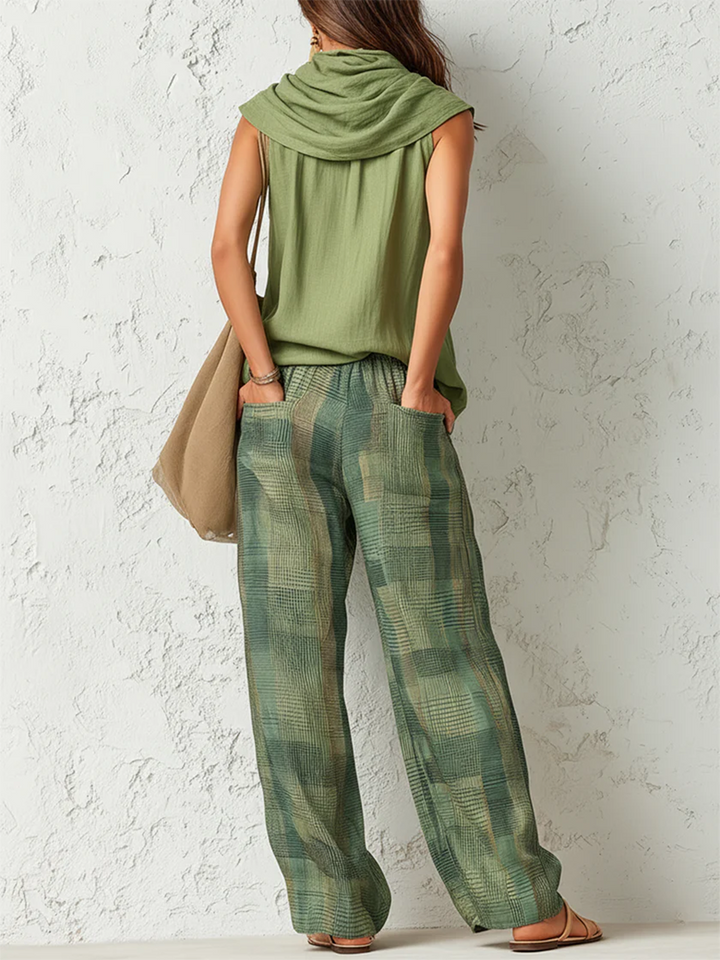 Beatrice - Ensemble blouse légère et pantalon large