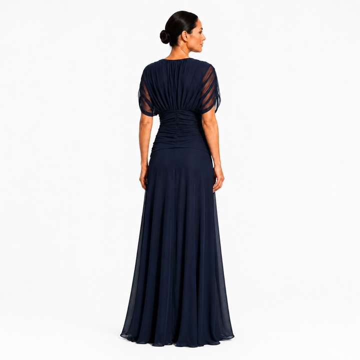 Lileas - Robe de soirée plissée au toucher doux