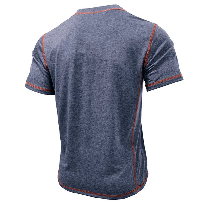 Bardwell - T-shirt Henley au toucher doux