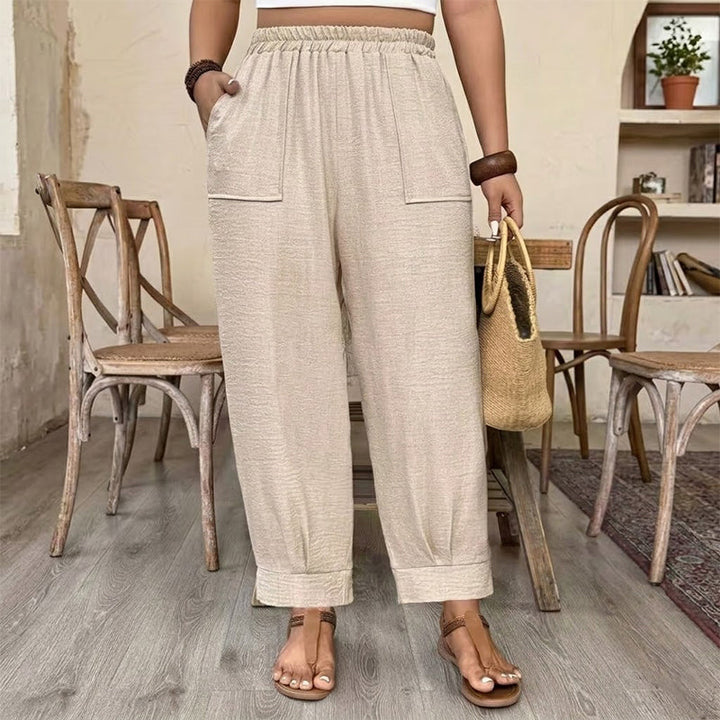 Perdita - Pantalon large au toucher doux