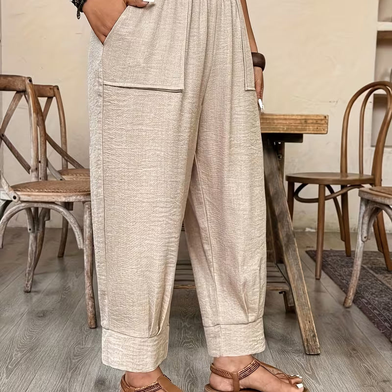 Perdita - Pantalon large au toucher doux
