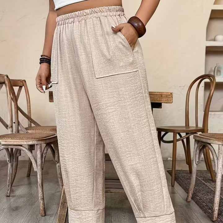 Perdita - Pantalon large au toucher doux