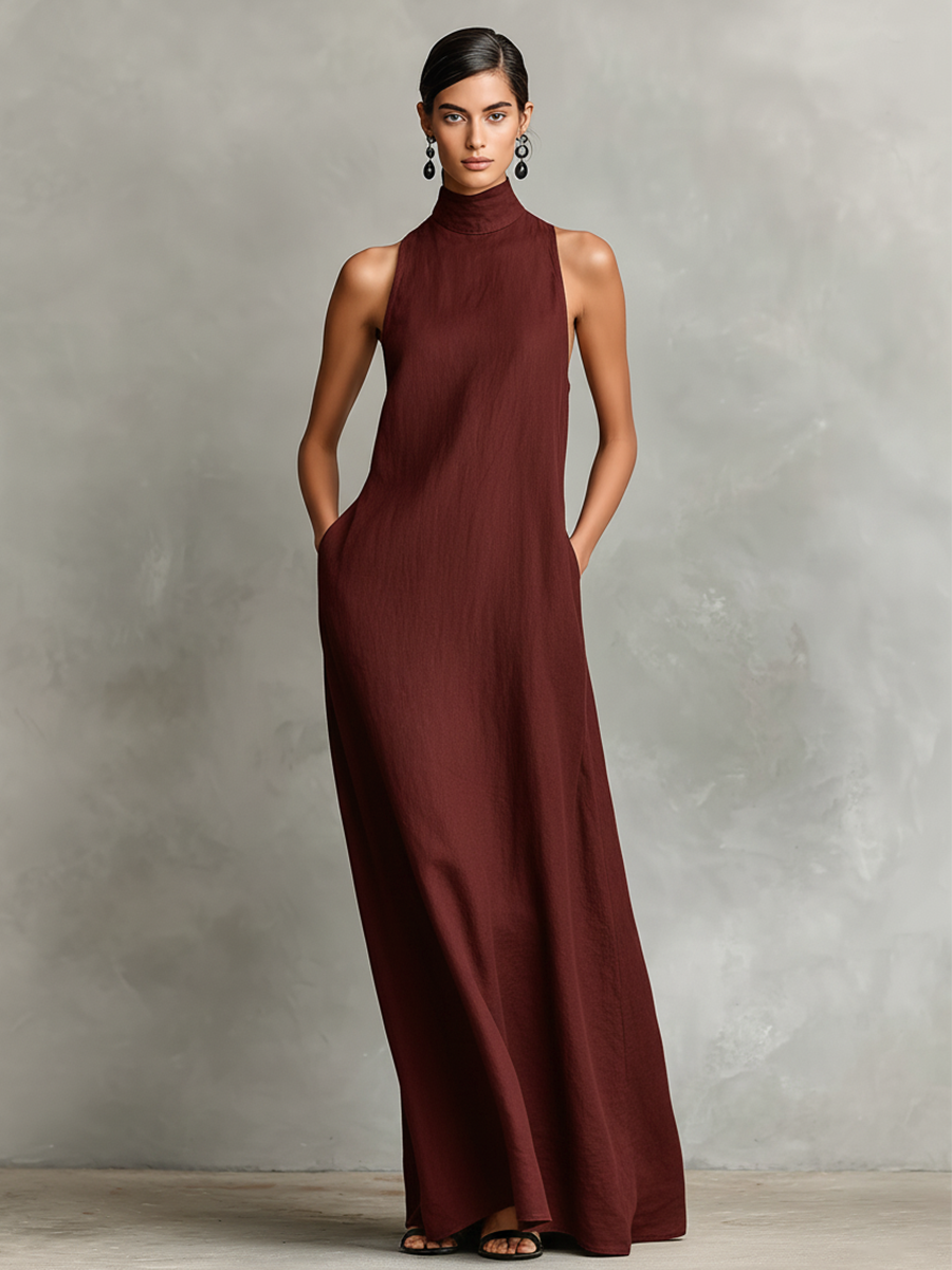 Tabitha - Robe longue en lin premium